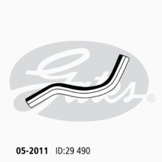 Шланг гумовий сист. охолоджен. Gates 052011
