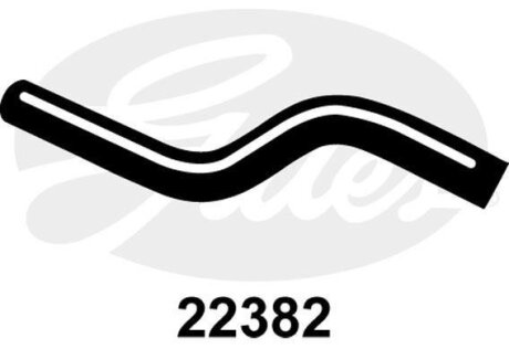Шланг гумовий сист. охолоджен. Gates 22382