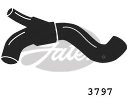 Шланг гумовий сист. охолоджен. Gates 3797