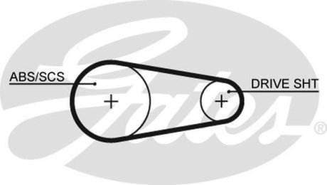 Ремень ГРМ Gates 5204XS