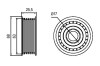 Направляющий ролик поликлинового ремня GMB GTA0150 (фото 4)