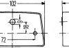 Фонарь подсветки номерного знака - 12V HELLA 2KA003389061 (фото 2)