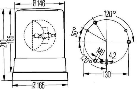 Сигнальна лампа HELLA 2RL004958111