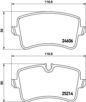 Тормозные колодки зад. A6 10- HELLA 8DB355016-061