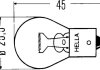 Лампа розжарювання STANDARD P21W 12V 21W BA 15s HELLA 8GA002073121 (фото 2)