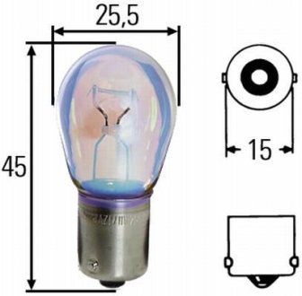 Лампа накаливания HEAVY DUTY P21W 24V 21W BA 15s HELLA 8GA002073241