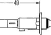 Лампа накаливания STANDARD H1 12V 55W P14,5s HELLA 8GH002089131 (фото 2)