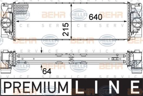 Інтеркулер HELLA 8ML376777391