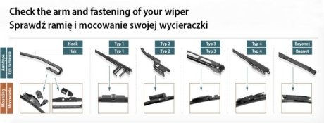 Щетка стеклоочистителя каркасная, для коммерческого транспорта 26" (650мм)) HELLA 9XW184107261