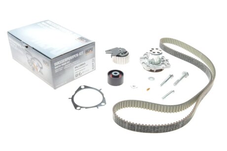 Комплект ременя ГРМ з помпою води HEPU PK10893