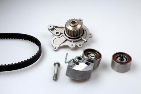 Комплект ГРМ, пас+ролик+помпа HEPU PK77631