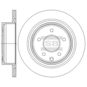 Диск тормозной Hi-Q (SANGSIN) SD4241