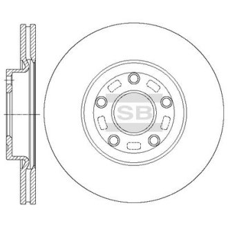 Диск тормозной Hi-Q (SANGSIN) SD4428