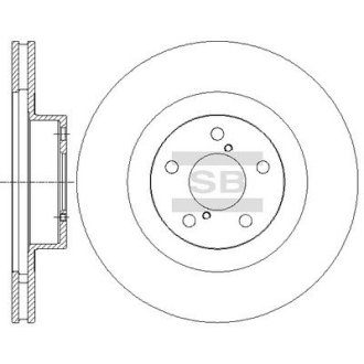 Тормозной диск Hi-Q (SANGSIN) SD4701
