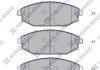 Комплект гальмівних колодок з 4 шт. дисків Hi-Q (SANGSIN) SP1053 (фото 1)