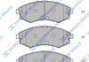 Комплект гальмівних колодок з 4 шт. дисків Hi-Q (SANGSIN) SP1054-F (фото 1)