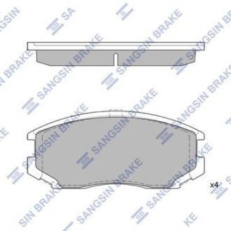 Комплект тормозных колодок. Hi-Q (SANGSIN) SP1142A