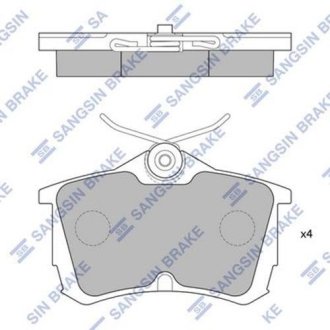 Комплект тормозных колодок Hi-Q (SANGSIN) SP1635