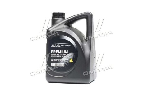 Масло ДВС 5W-20 4 л Premium Gasoline SL/GF-3 п/с (05100-00421) Mobis Hyundai/Kia/Mobis 0510000421