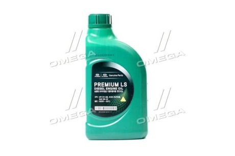 Масло ДВС 5W-30 1 л Premium LS Diesel п/с CH-4, B3/B4 (05200-00111) Mobis Hyundai/Kia/Mobis 0520000111