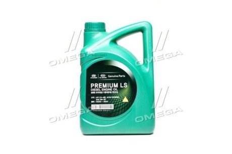 Масло ДВС 5W-30 4 л Premium LS Diesel п/с CH-4, B3/B4 (05200-00411) Mobis Hyundai/Kia/Mobis 0520000411