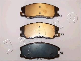 Гальмівні колодки дискові пер. Captiva/Antara 07- JAPKO 50W10