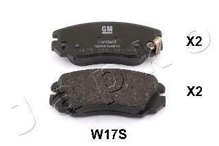 Гальмівні колодки дискові пер. Malibu 12-/Insignia 08- JAPKO 50W17