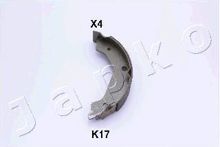 Гальмівні колодки бараб. (D=190) Sorento I 02- JAPKO 55K17