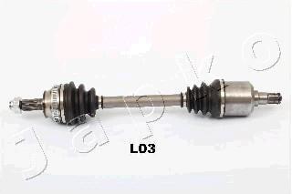 Піввісь перед. FREELANDER I 1.8-2.5 00-06 Л. JAPKO 62L03