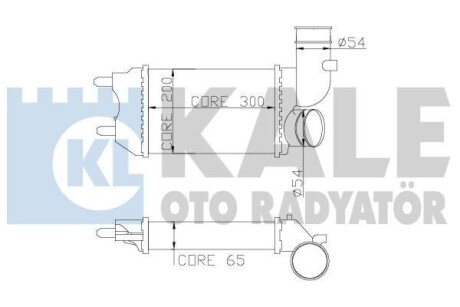 Інтеркулер Citroen Jumper, Fiat Ducato, Peugeot Boxer OTO RADYATOR Kale 343500