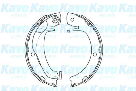 Комплект гальмівних колодок KAVO KBS-9924
