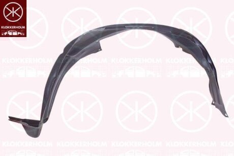 Підкрилок ниша колеса, пластик KLOKKERHOLM 8128386