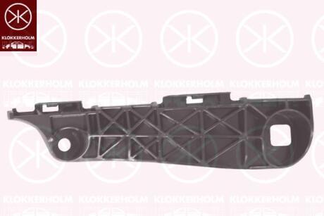 Кронштейн, бампер, пластик KLOKKERHOLM 8179931