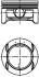 Поршень OPEL 73,65 KOLBENSCHMIDT 40386610 (фото 1)