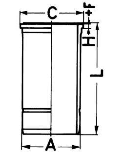 Гільза циліндра KOLBENSCHMIDT 89897110