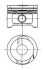 Поршень двигателя VW ABD 1,4B 75,00 STD KOLBENSCHMIDT 92228600 (фото 1)