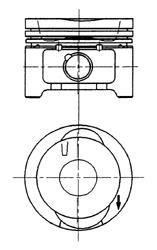 Поршень двигателя VW ABD 1,4B 75,00 STD KOLBENSCHMIDT 92228600