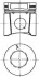 Поршень KOLBENSCHMIDT 94900600 (фото 1)
