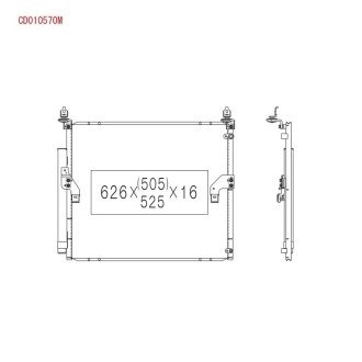 Радиатор кондиционера KOYORAD CD010570M