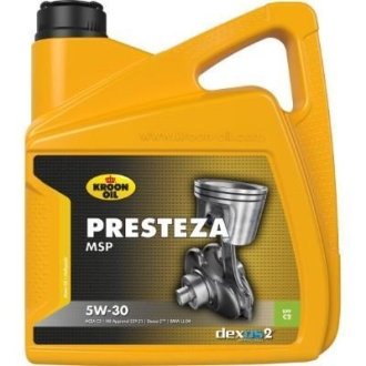 Масло моторное PRESTEZA MSP 5W-30 4л KROON OIL 35137