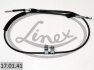 Трос ручного гальма LINEX 170141 (фото 1)