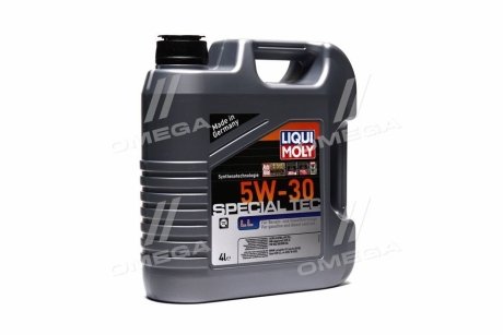 Олива моторна Special Tec LL 5W-30 4л LIQUI MOLY 7654 (фото 1)