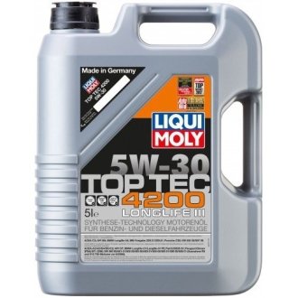 Олива моторна Top Tec 4200 5W-30 5л LIQUI MOLY 7661 (фото 1)