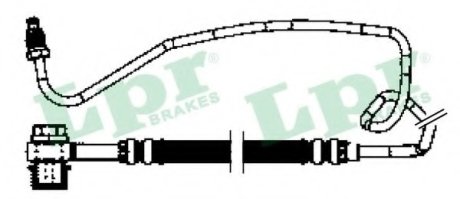 ШЛАНГ тормозной LPR 6T48260