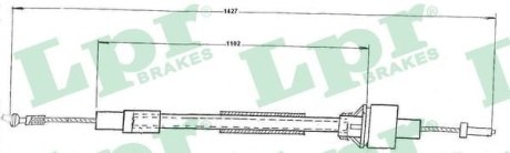 Трос сцепления LPR C0094C