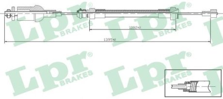 Трос сцепления LPR C0237C