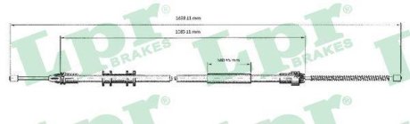 Тросик стояночного тормоза LPR C0700B