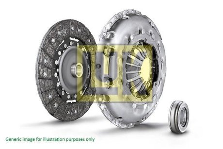 Комплект щеплення hyundai h-1 2,5 crdi 06- LuK 628316600