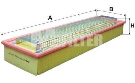 Фільтр повітряний M-FILTER K356