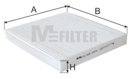 Фильтр салона M-FILTER K974